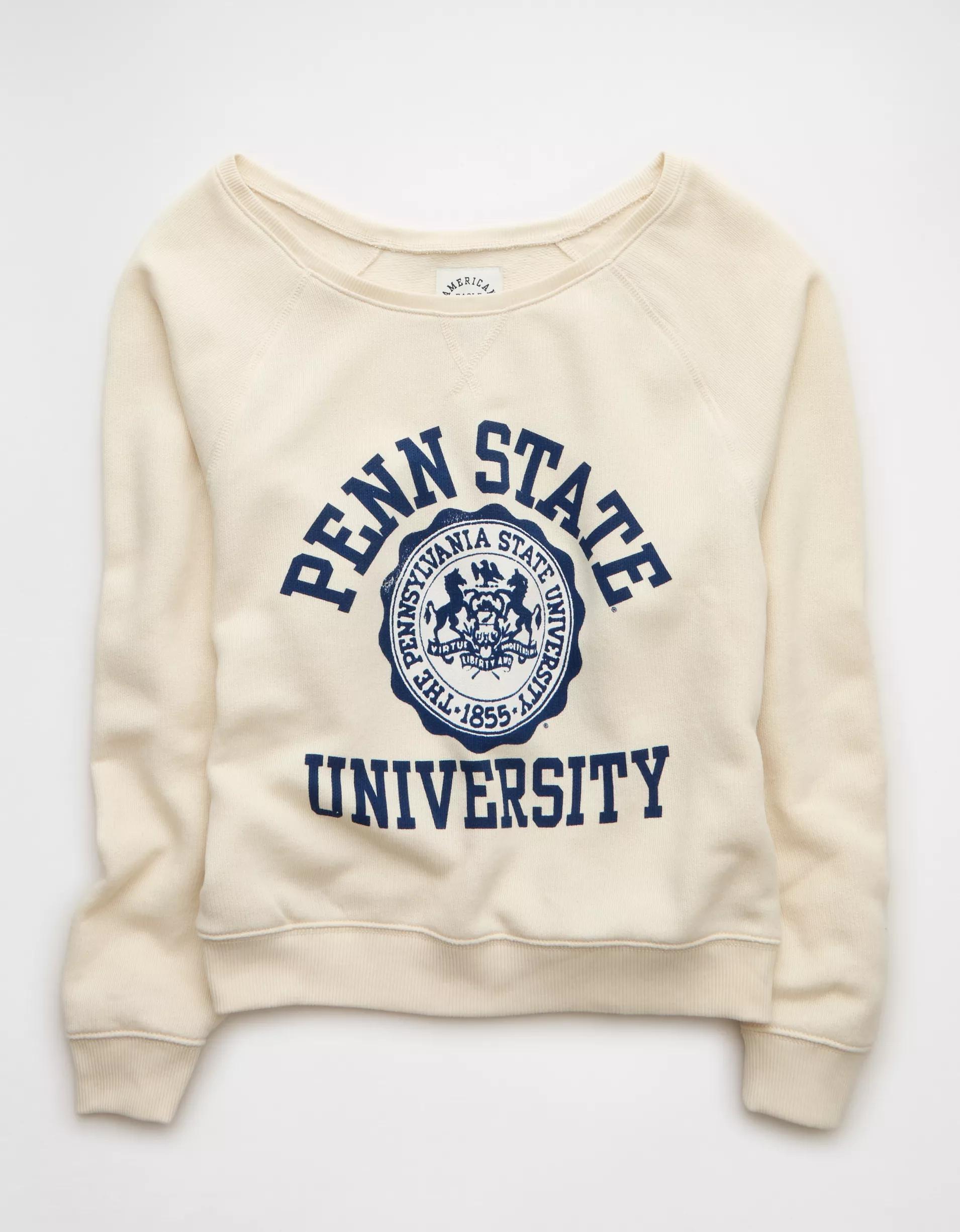 AE Penn State Nittany Lions Graphic Off The Shoulder Sweatshirt Product Image