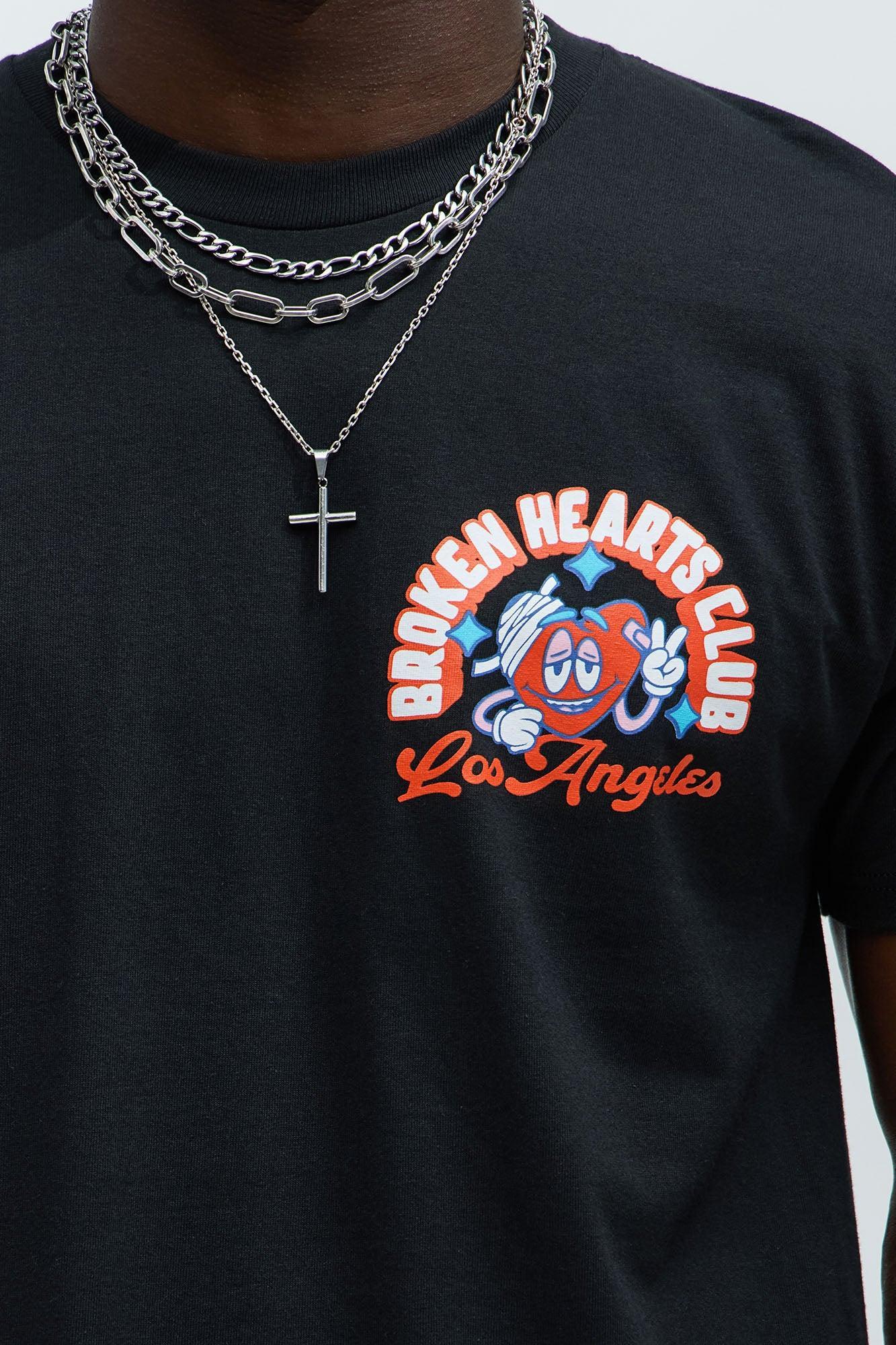 Broken Hearts Club LA Short Sleeve Tee - Black Product Image