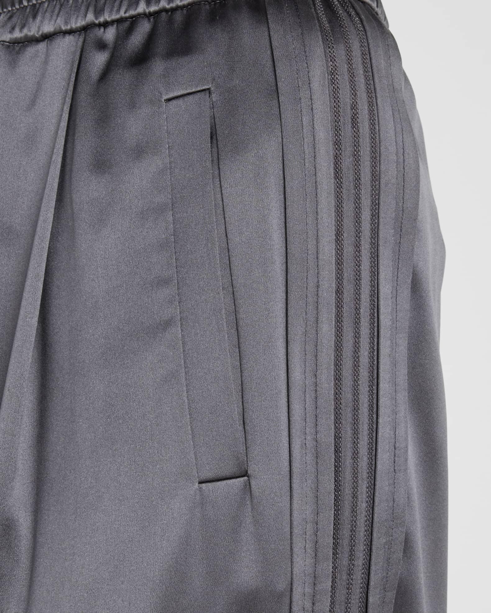 Sequined Satin Wide Leg Pants Product Image