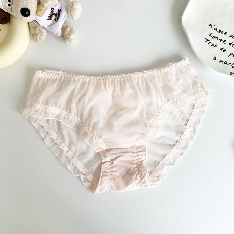 Lace Panel Panty Product Image