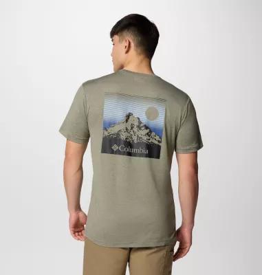 Columbia Mens Kwick Hike Back Graphic Short Sleeve T-Shirt- Product Image