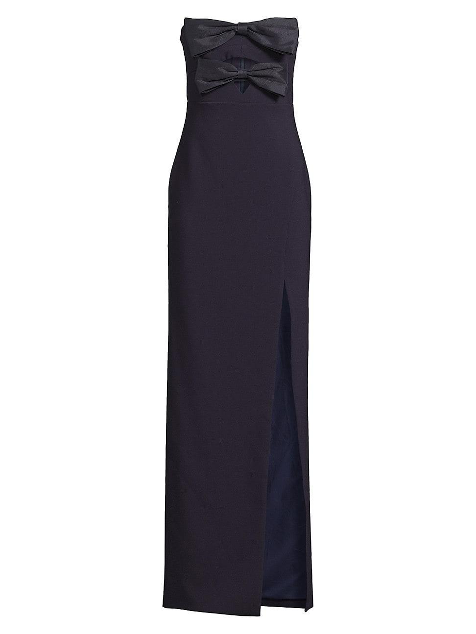 Womens Bea Cut-Out Strapless Column Gown Product Image