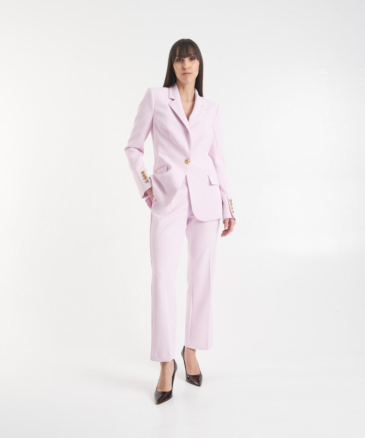 Single-breasted blazer in crepe Product Image