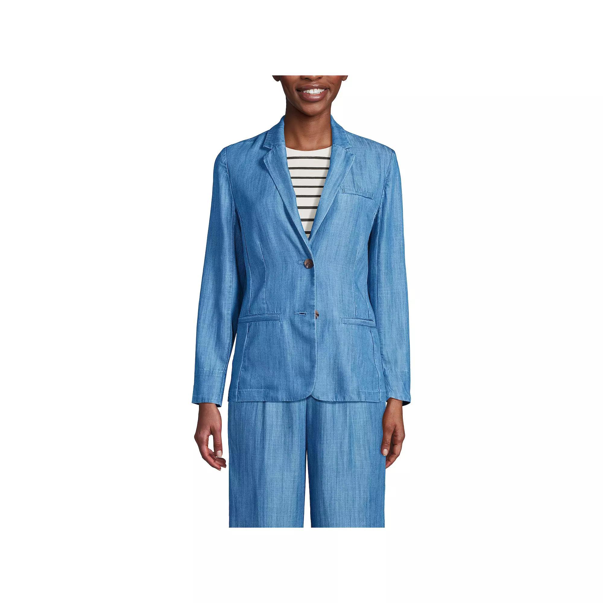 Women's Lands' End Relaxed Blazer,  Product Image