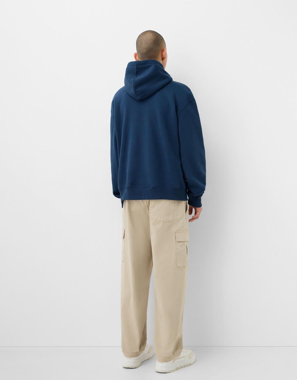 Bershka cargo pants in sand Product Image