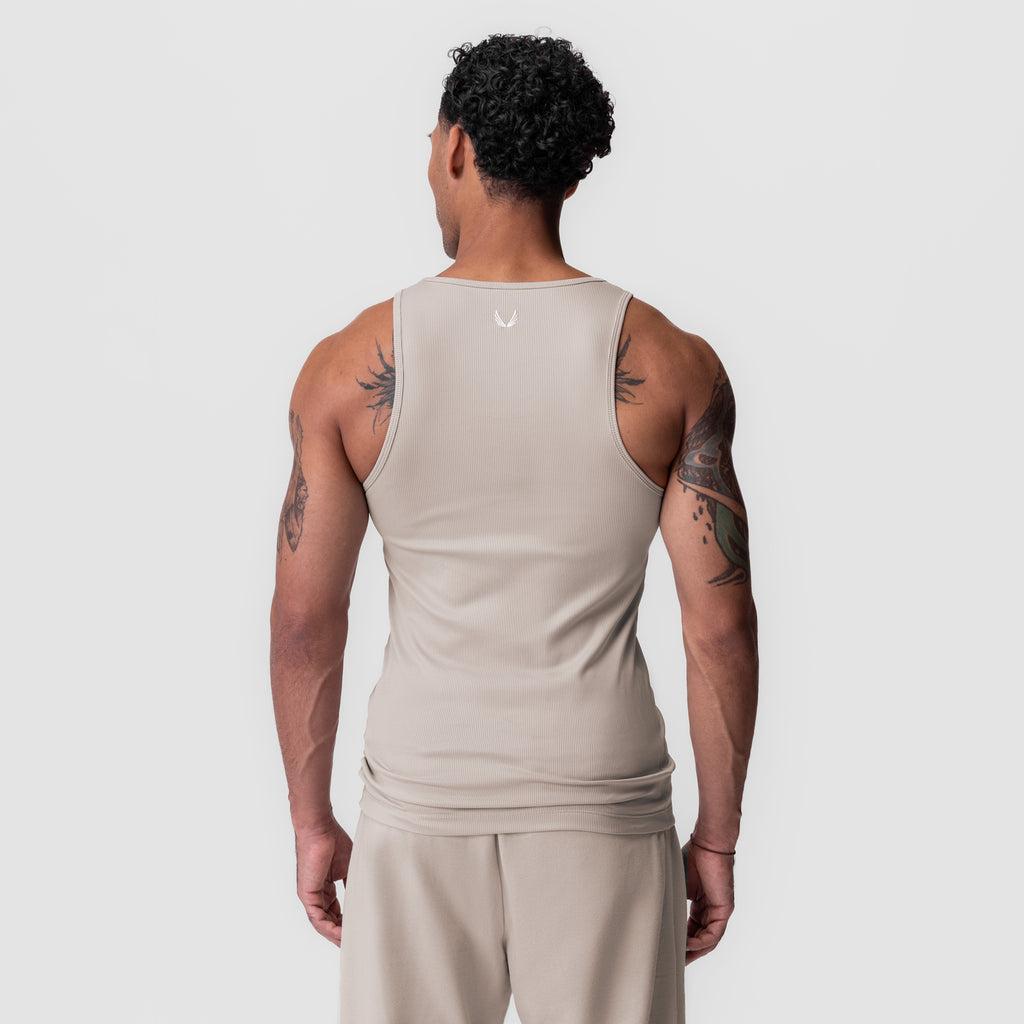 0986. Creora® Tech Ribbed Tank - Chai Product Image