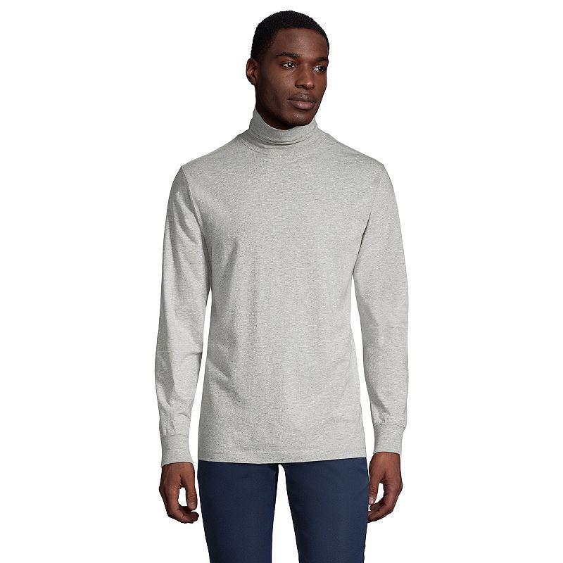 Big & Tall Lands End Super-T Classic-Fit Turtleneck, Mens Product Image