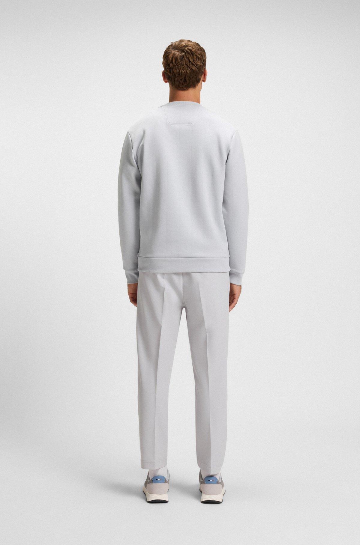 Sweatshirt with drop-needle stitching Product Image