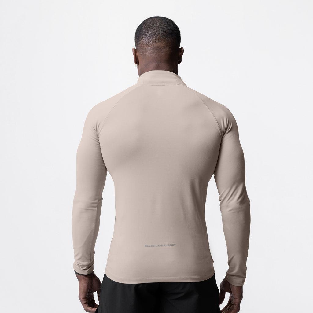 0725. Core Fitted Quarter Zip - Chai Product Image