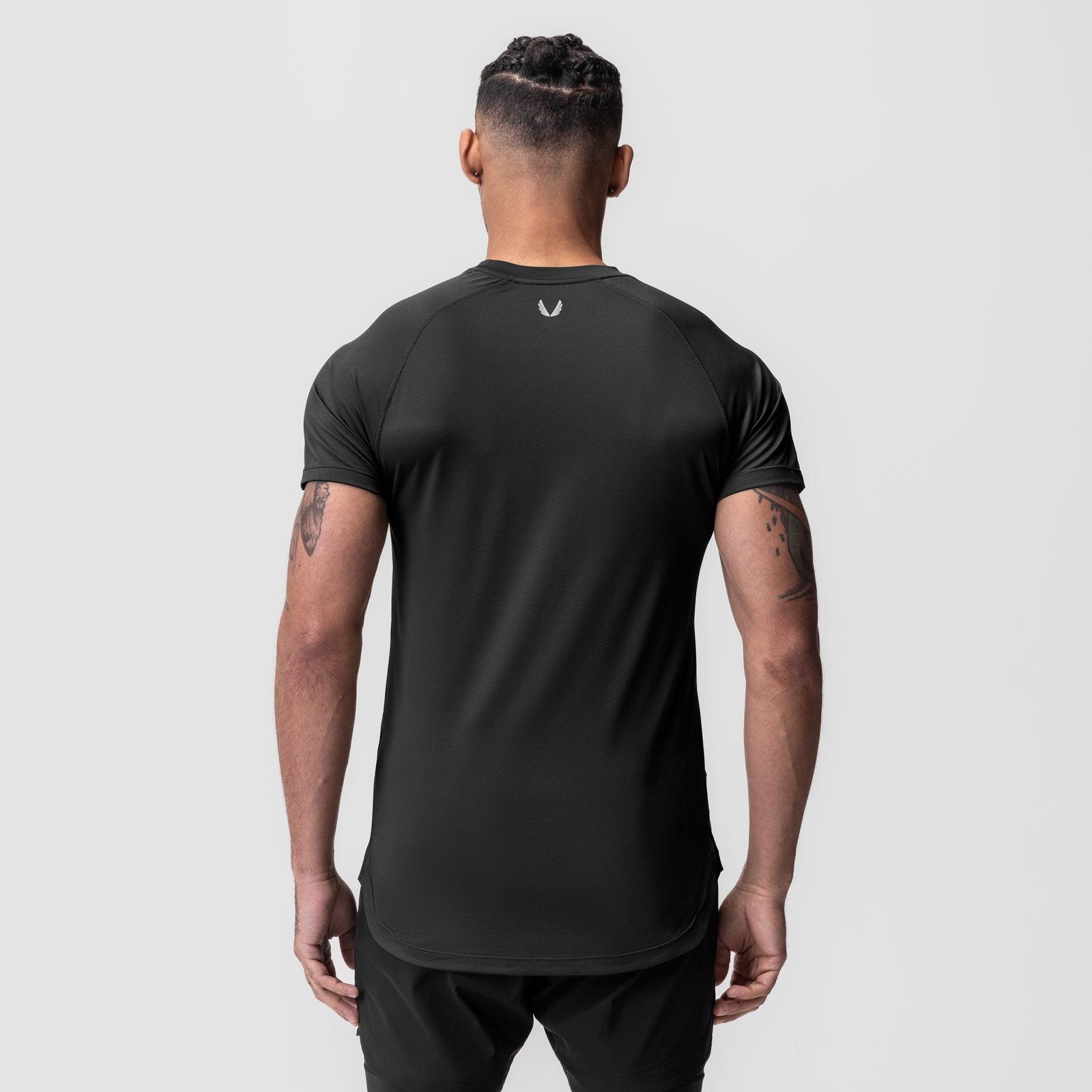 0660. AeroSilver® Established Tee - Black "OTWR" Product Image