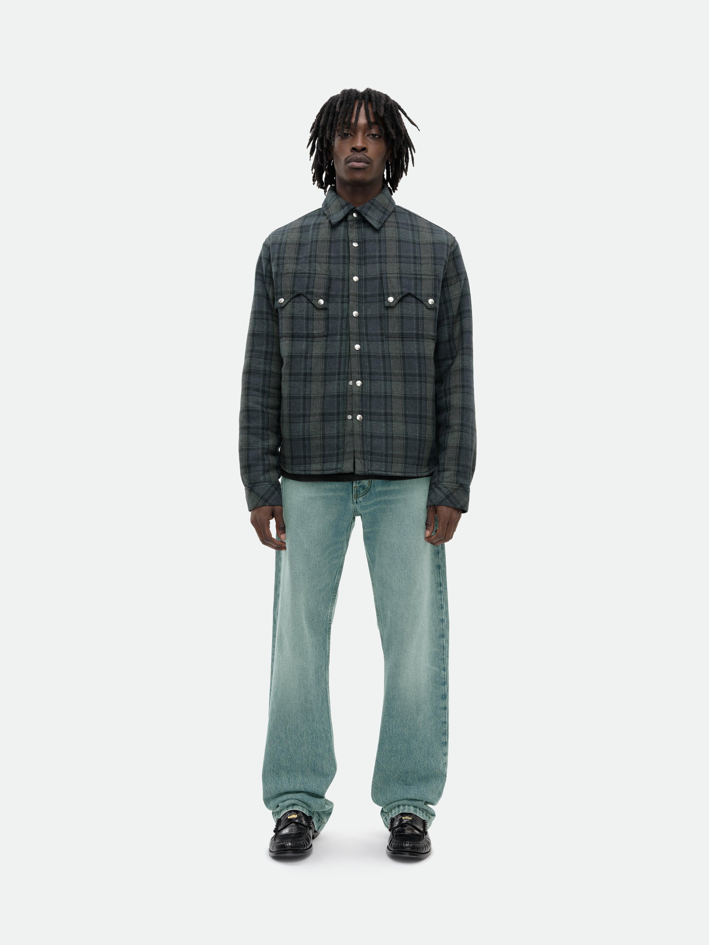 FLANNEL SHERPA OVERSHIRT Male Product Image