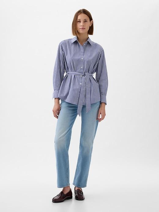 Organic Cotton Belted Big Shirt Product Image