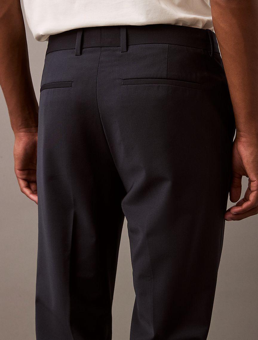 Refined Wool Blend Slim Trouser Product Image