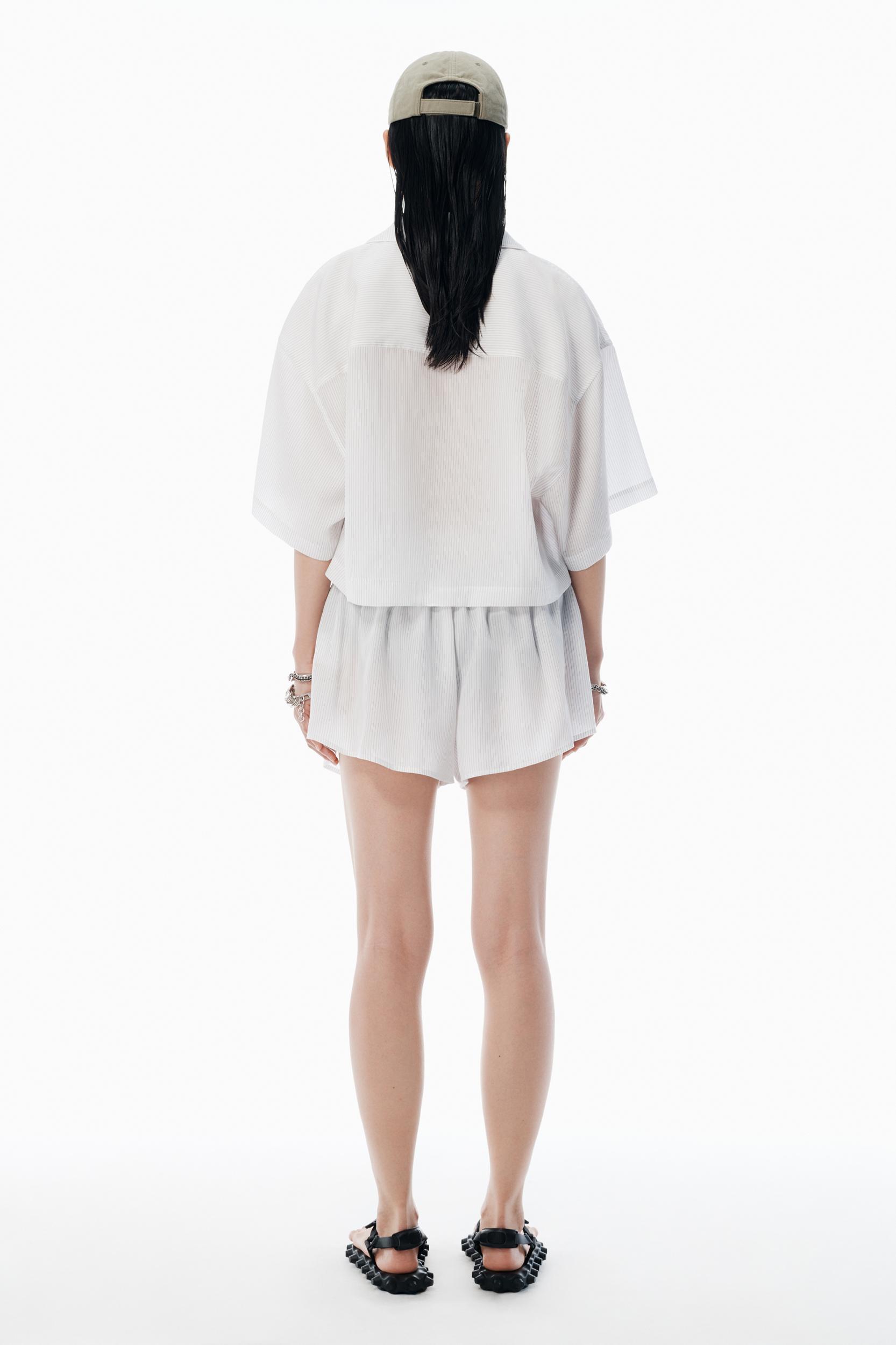 White Pajama-style Shirt Product Image
