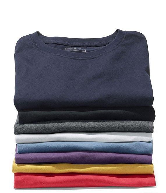 L.L.Bean Carefree Unshrinkable Traditional Fit Short Sleeve T-Shirt Product Image