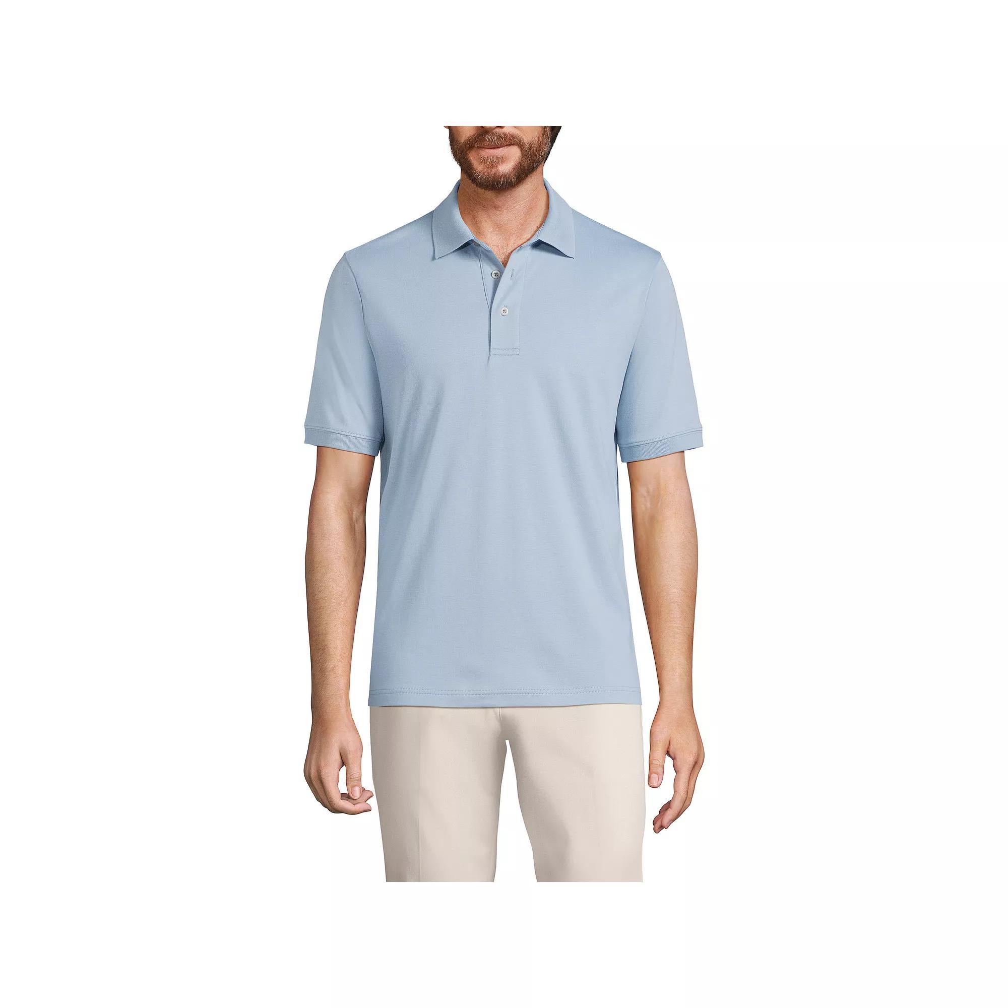 Big & Tall Lands' End Super Soft Supima Polo, Men's,  Product Image