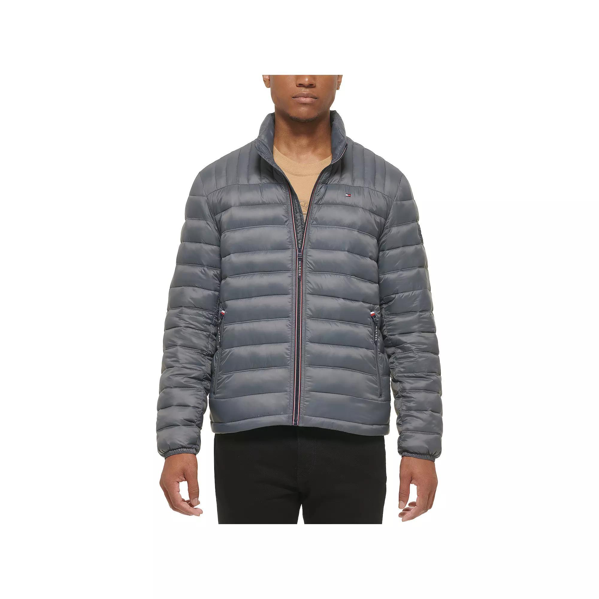 Men's Tommy Hilfiger Packable Puffer Jacket, Size: Small, Red Product Image