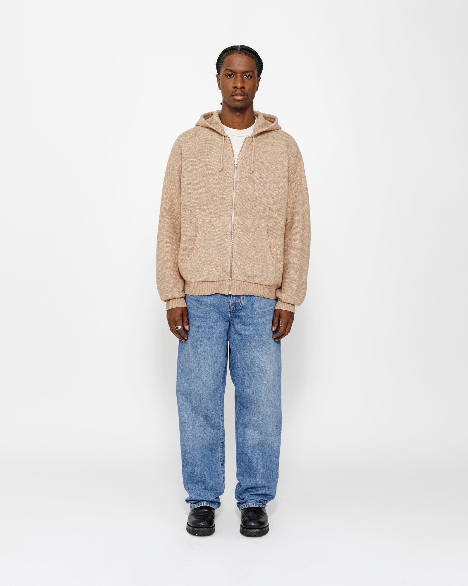 HOODED ZIP SWEATER Male Product Image