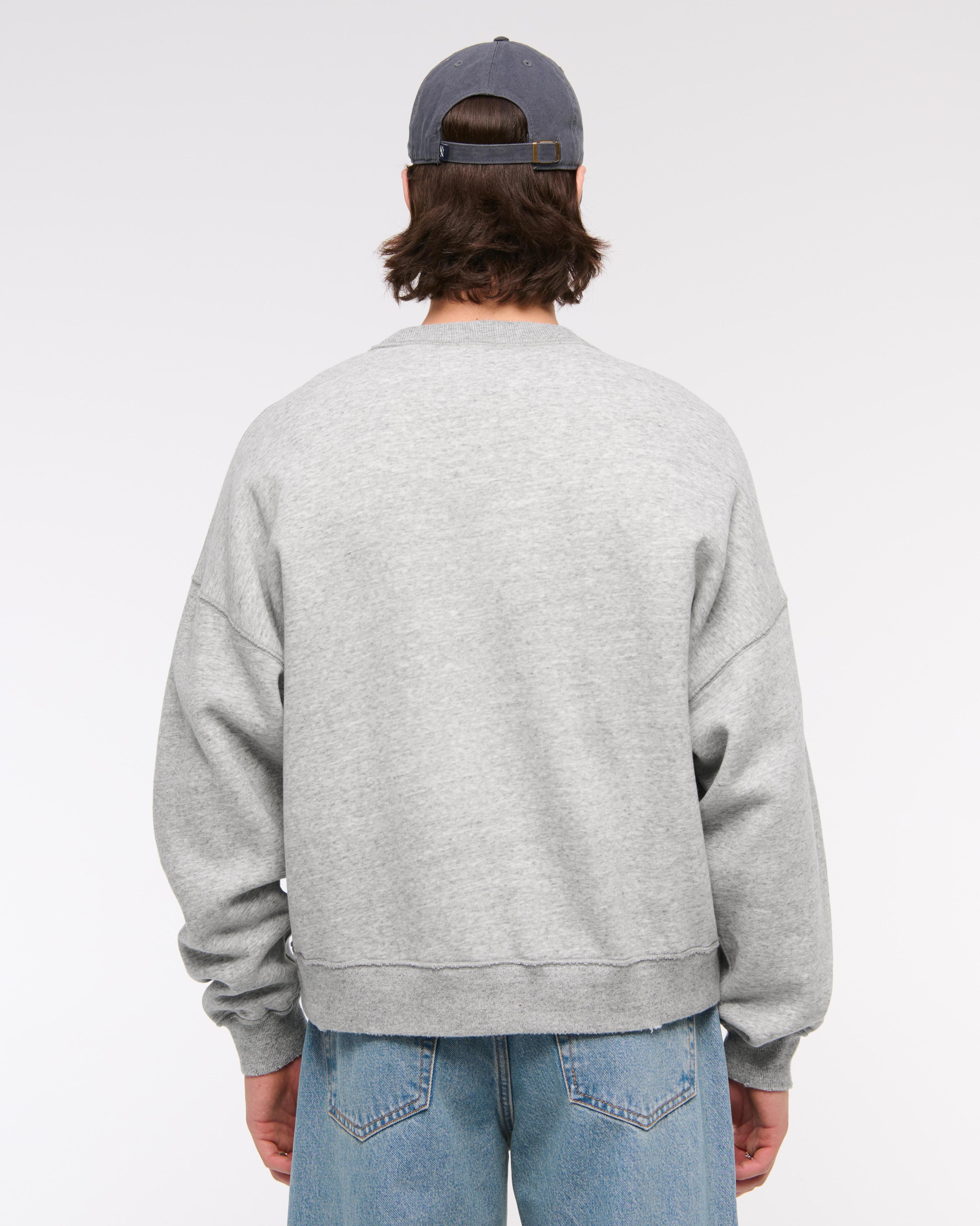 Essential Cropped Crew Sweatshirt Product Image