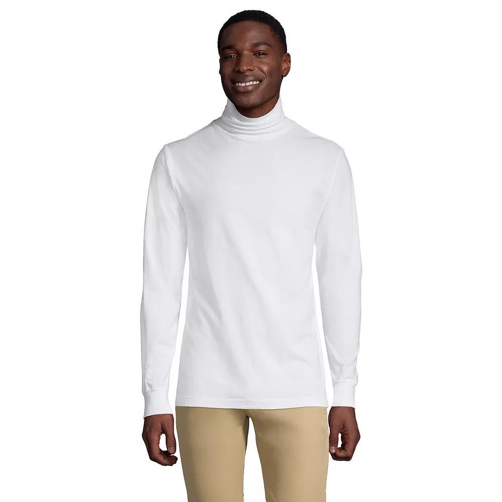 Big & Tall Lands' End Super-T Classic-Fit Turtleneck, Men's,  Product Image