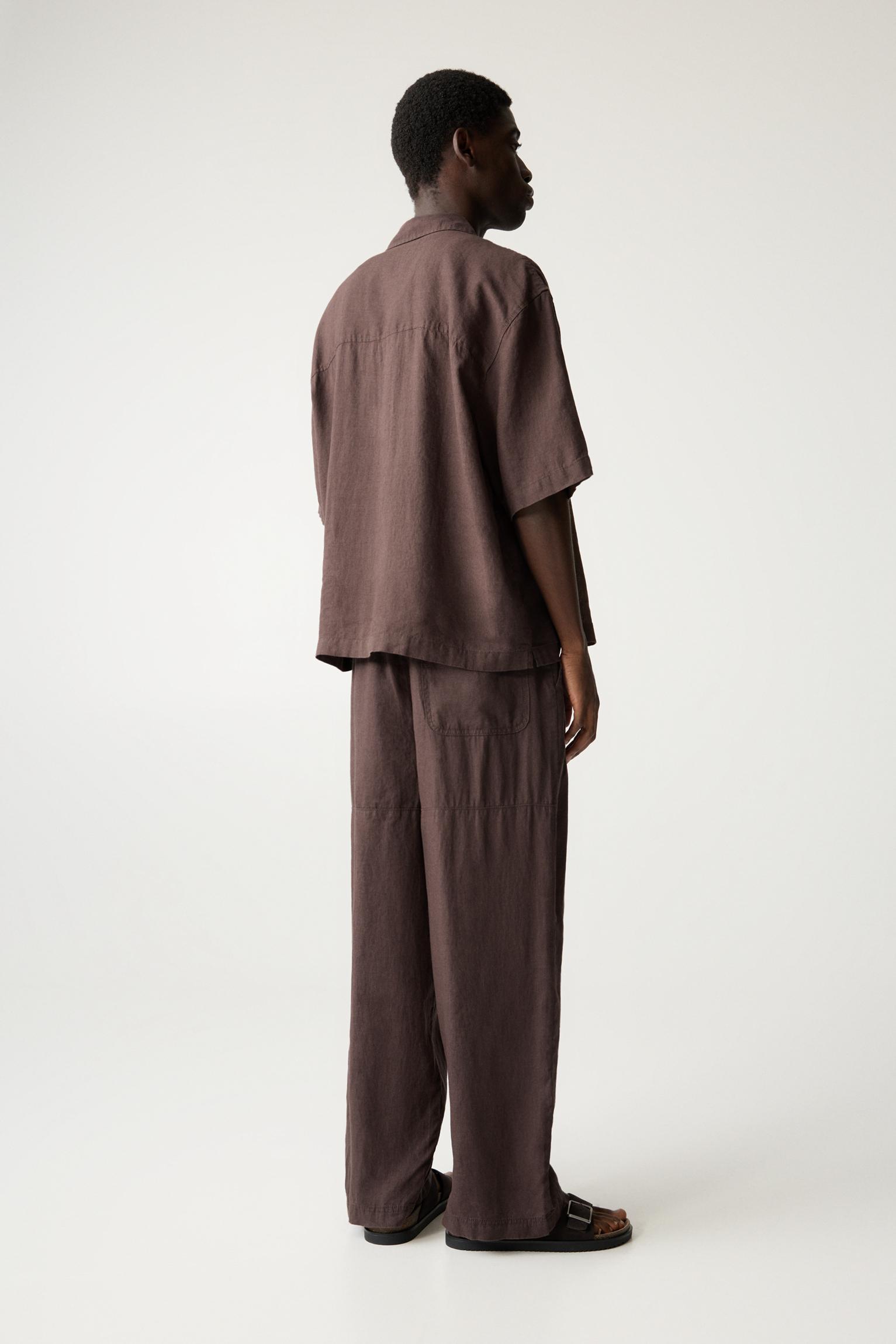 100% linen sweatpants Product Image