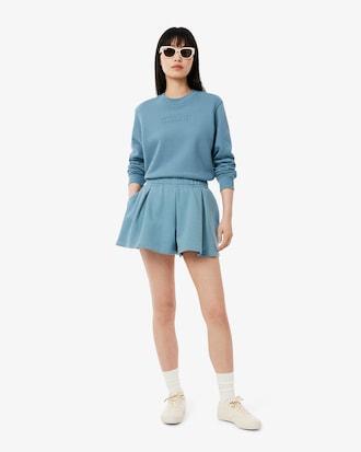 Pleated Fleece Shorts Product Image