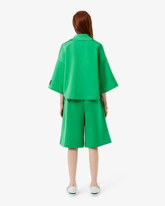 Runway Oversized Satin Bermuda Shorts Product Image