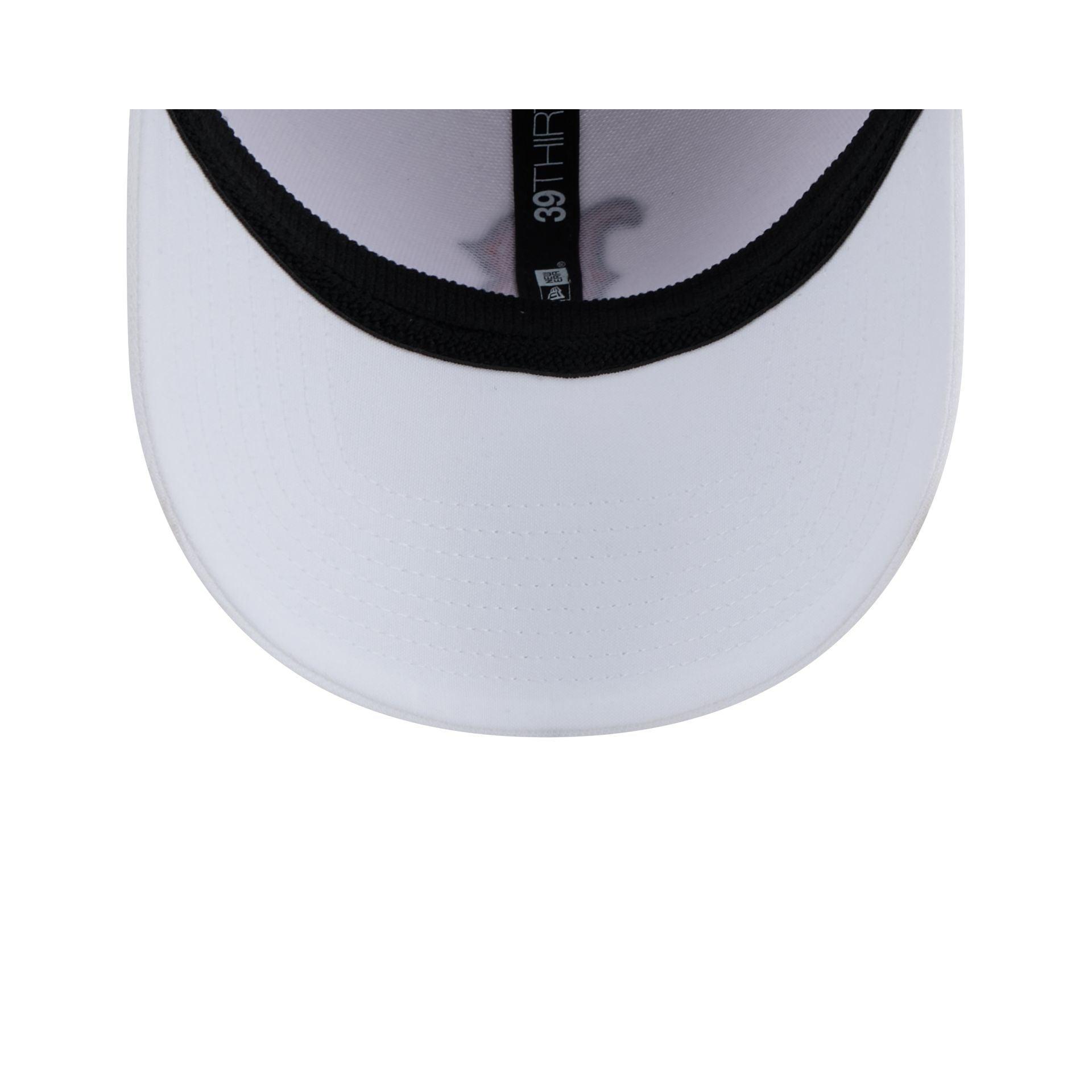 Boston Red Sox Optic White 39THIRTY Stretch Fit Hat Male Product Image