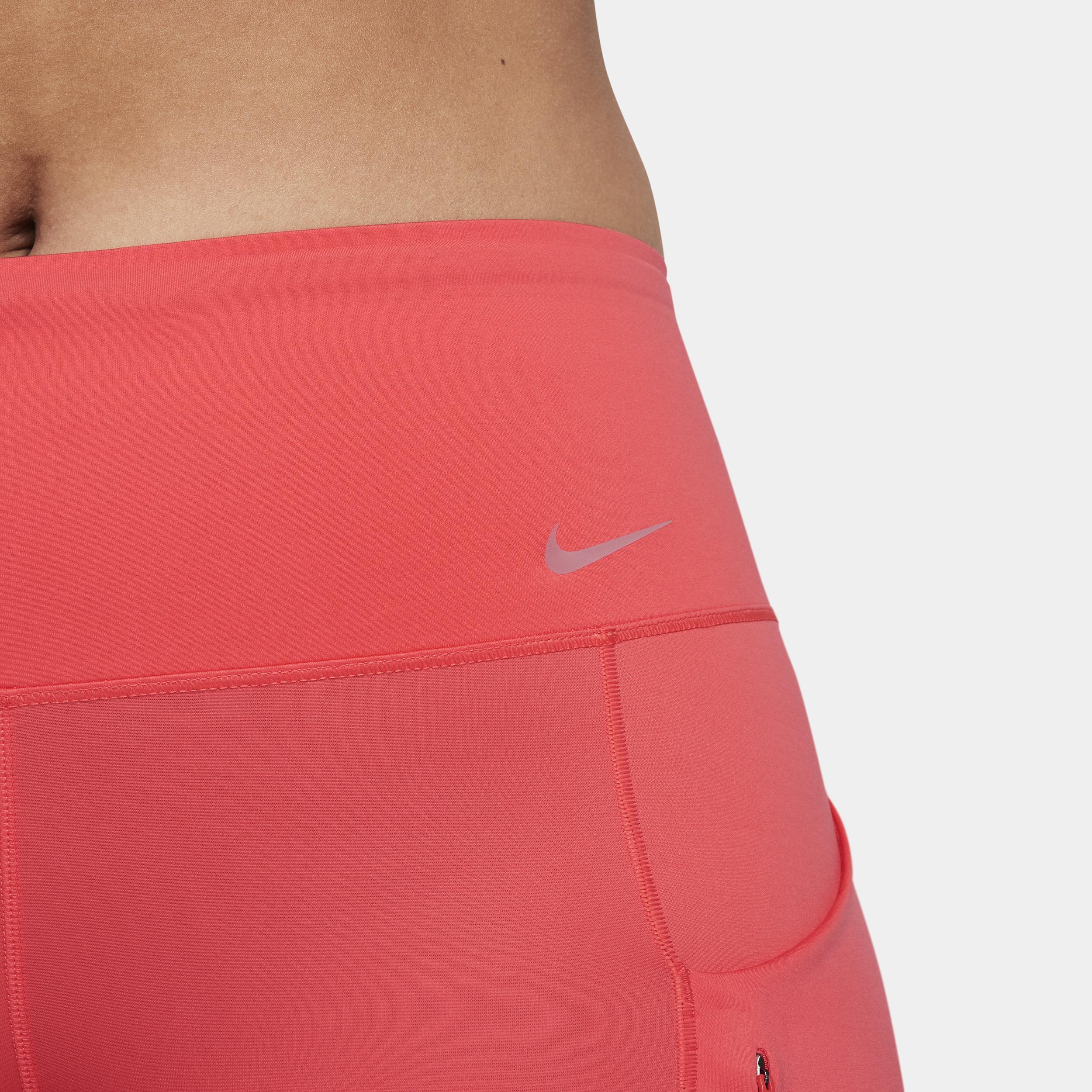 Nike Womens Go Firm-Support Mid-Rise Full-Length Leggings with Pockets Product Image