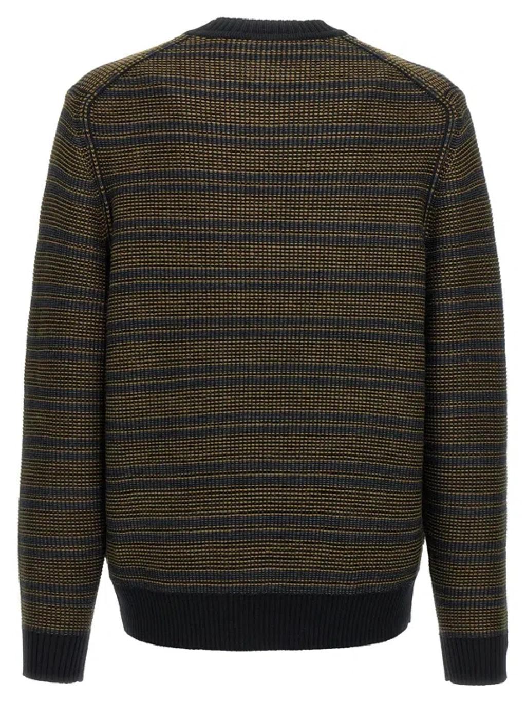 HUGO BOSS Boss  Striped Knitted Jumper In Multicolor Product Image