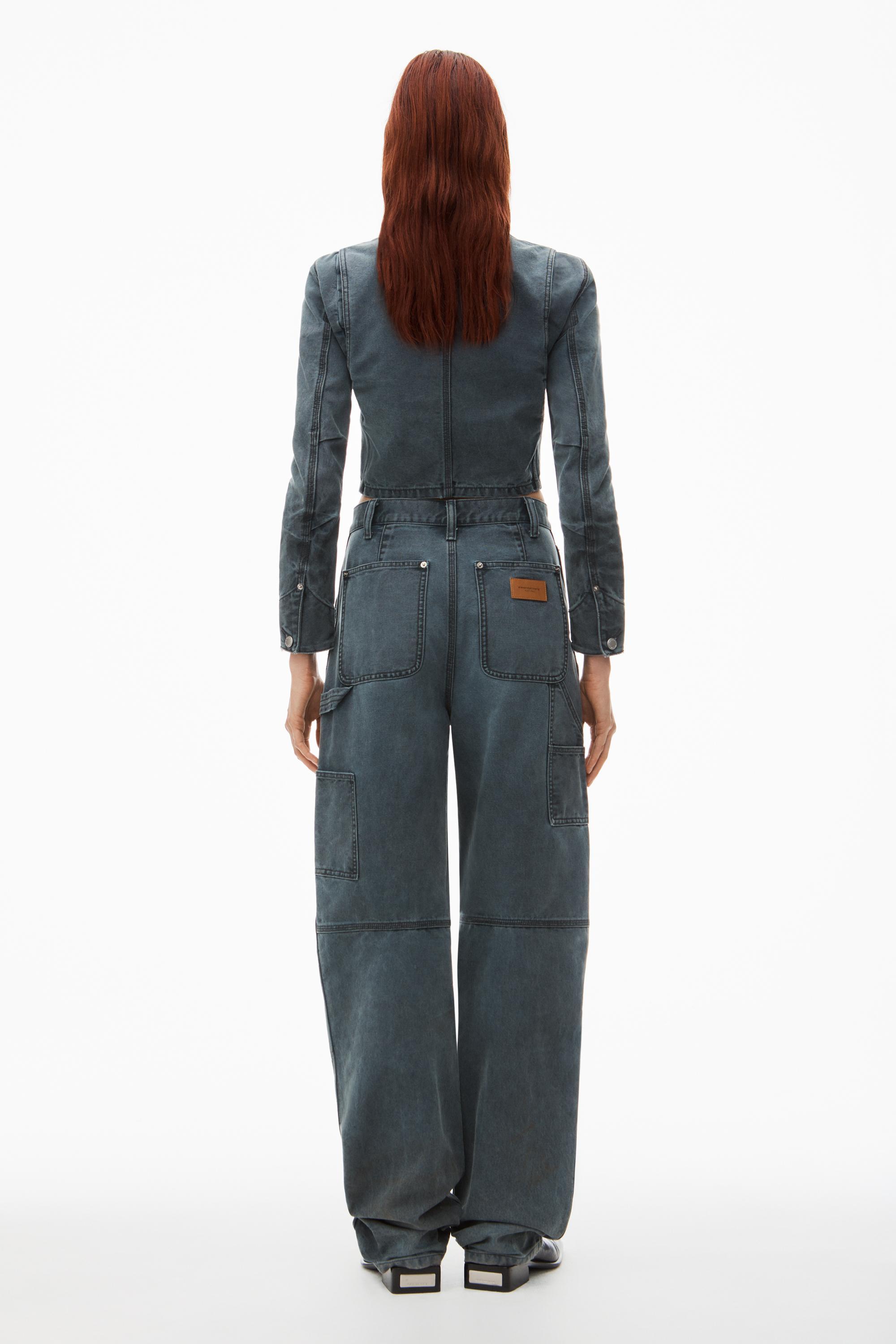 High Waisted Workwear Carpenter Jeans Product Image