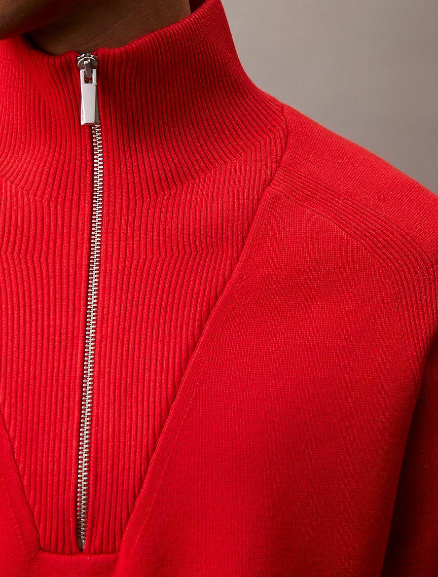 Tech Knit Quarter Zip Sweater Product Image