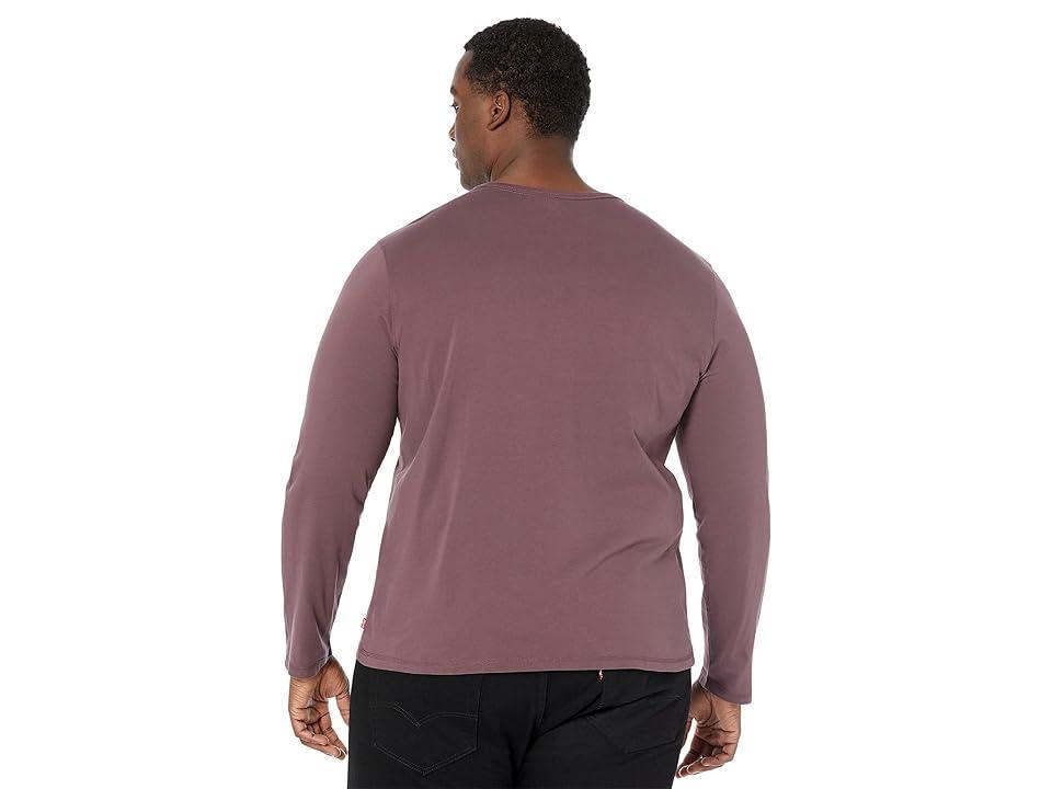 Levi's(r) Mens Long Sleeve Jersey Henley Tee (Huckleberry) Men's T Shirt Product Image