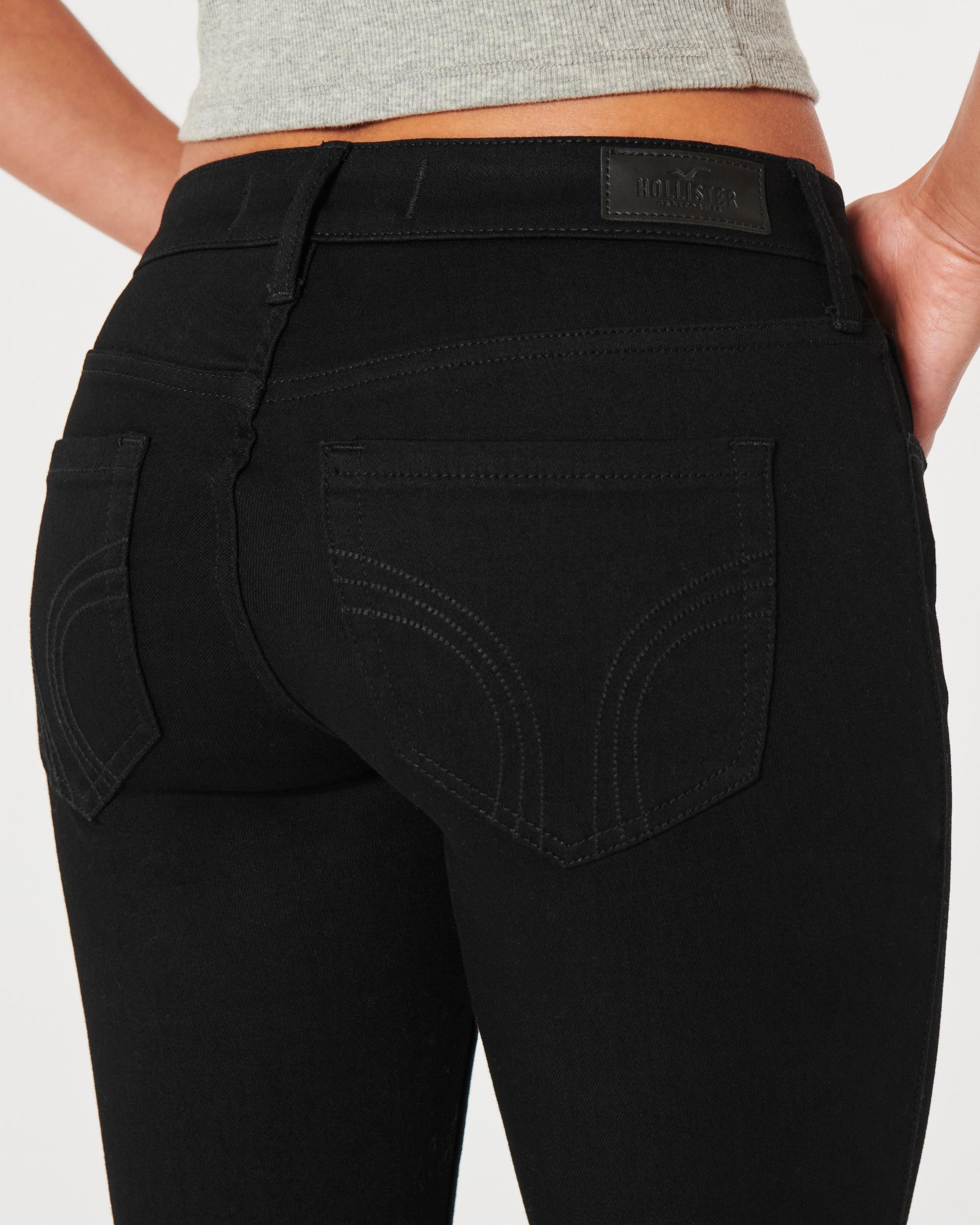 Low-Rise Black Boot Jeans Product Image