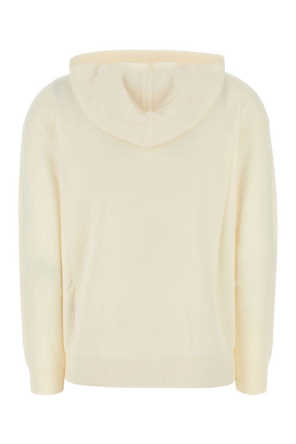 MAX MARA Ivory Wool Pair Sweater In White Product Image