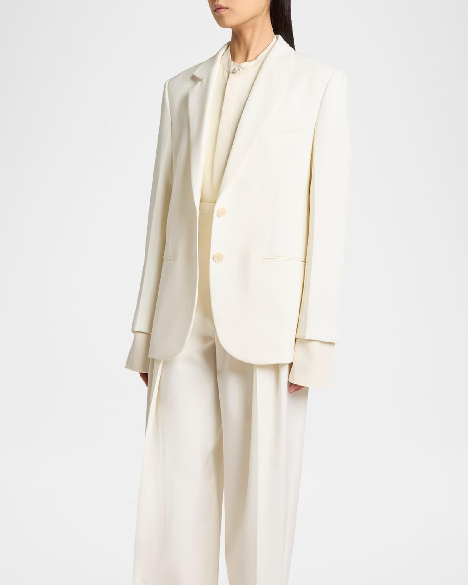 Classic Tailored Wool-Blend Jacket Product Image