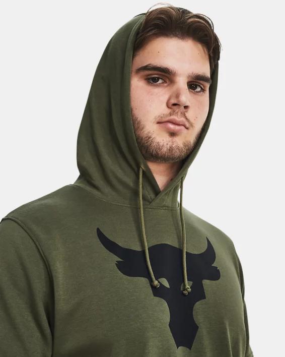 Men's Project Rock Terry Short Sleeve Hoodie Product Image