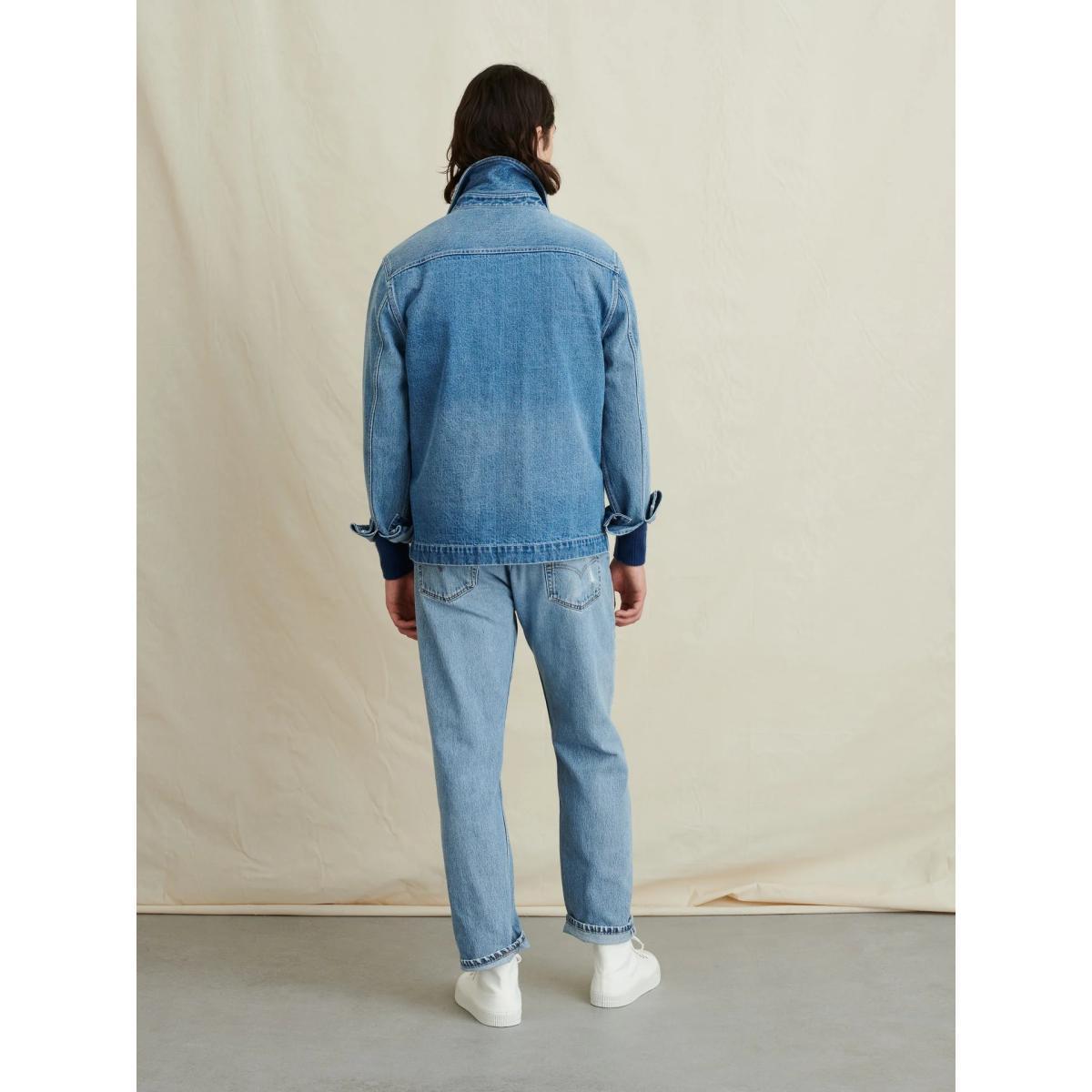 Work Jacket Vintage Wash Denim Product Image