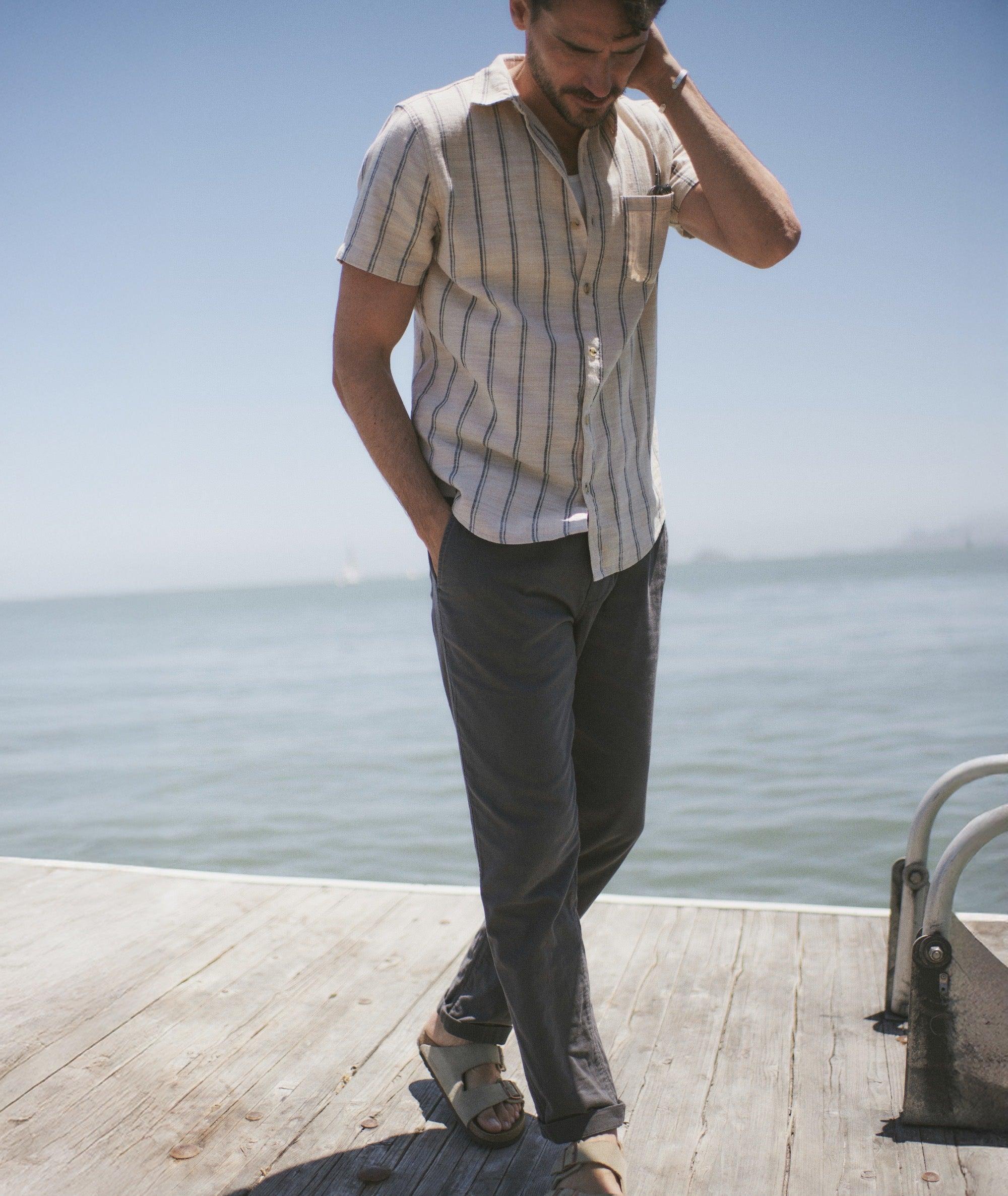Stretch Selvage Short Sleeve Shirt Product Image