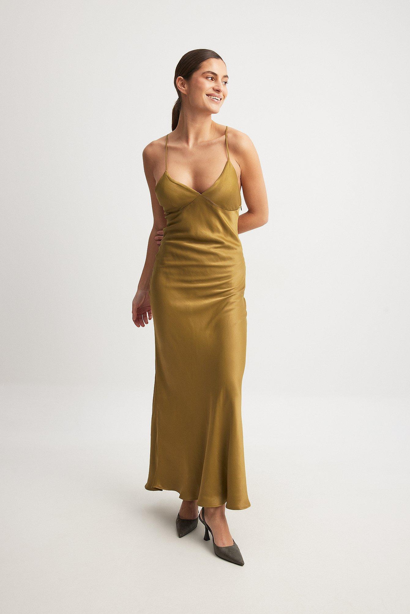 Satin Slip Dress Product Image