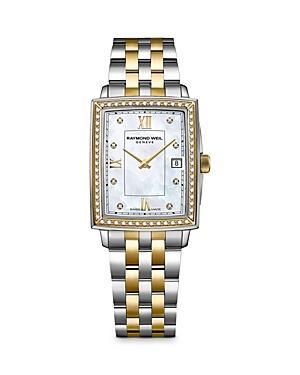 Raymond Weil Toccata Two-Tone Rectangular Diamond Watch, 23mm Product Image