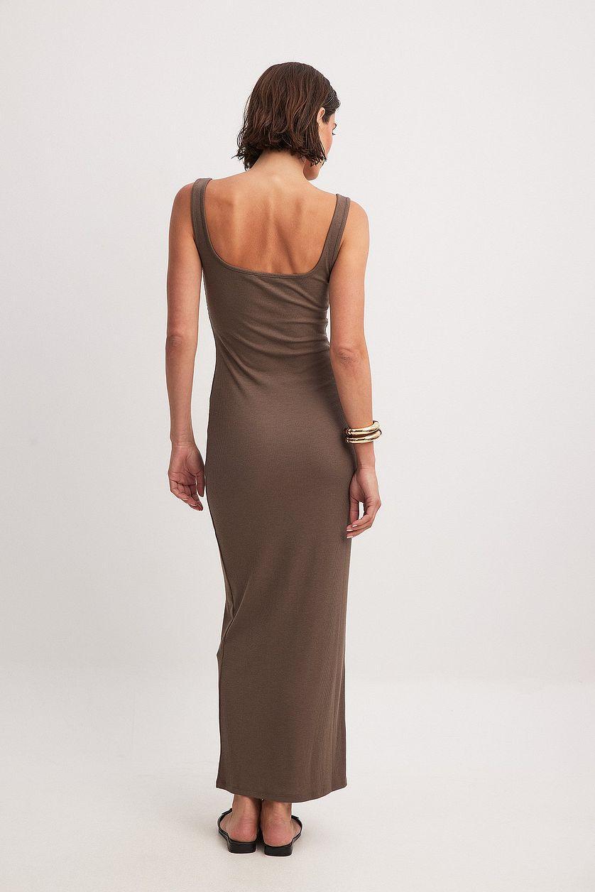Soft Ribbed Maxi Dress Product Image