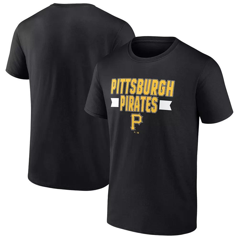 Men's Fanatics Black Pittsburgh Pirates Close Victory T-Shirt,  Product Image