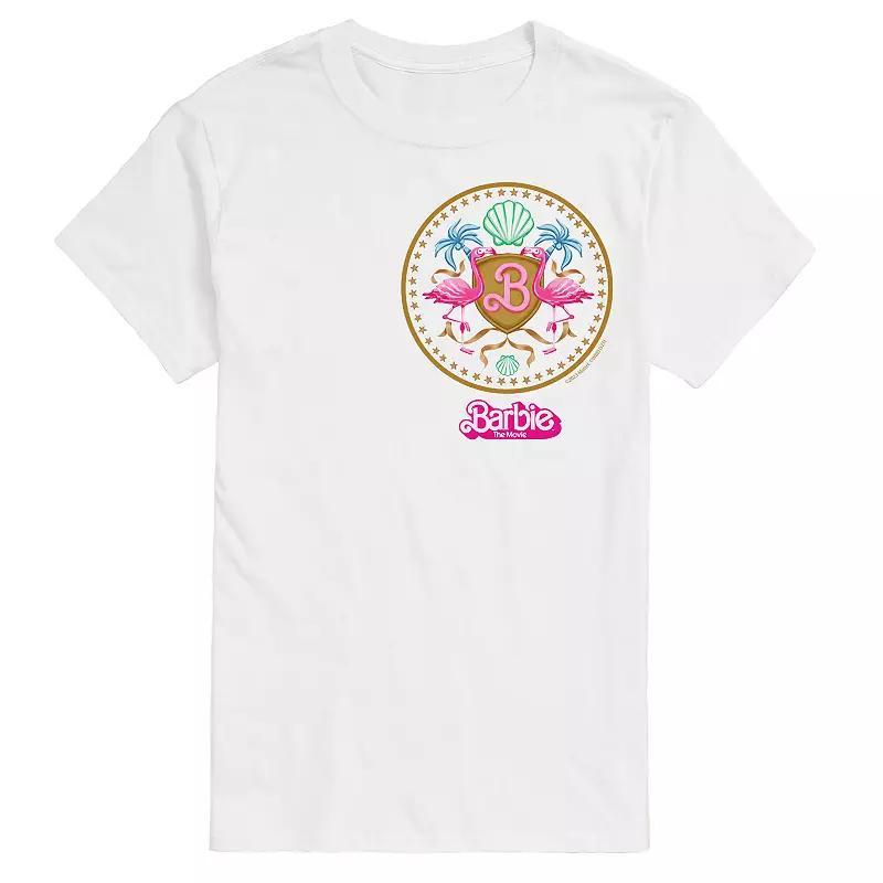 Big & Tall Barbie The Movie Theatrical Crest Graphic Tee, Men's,  Product Image