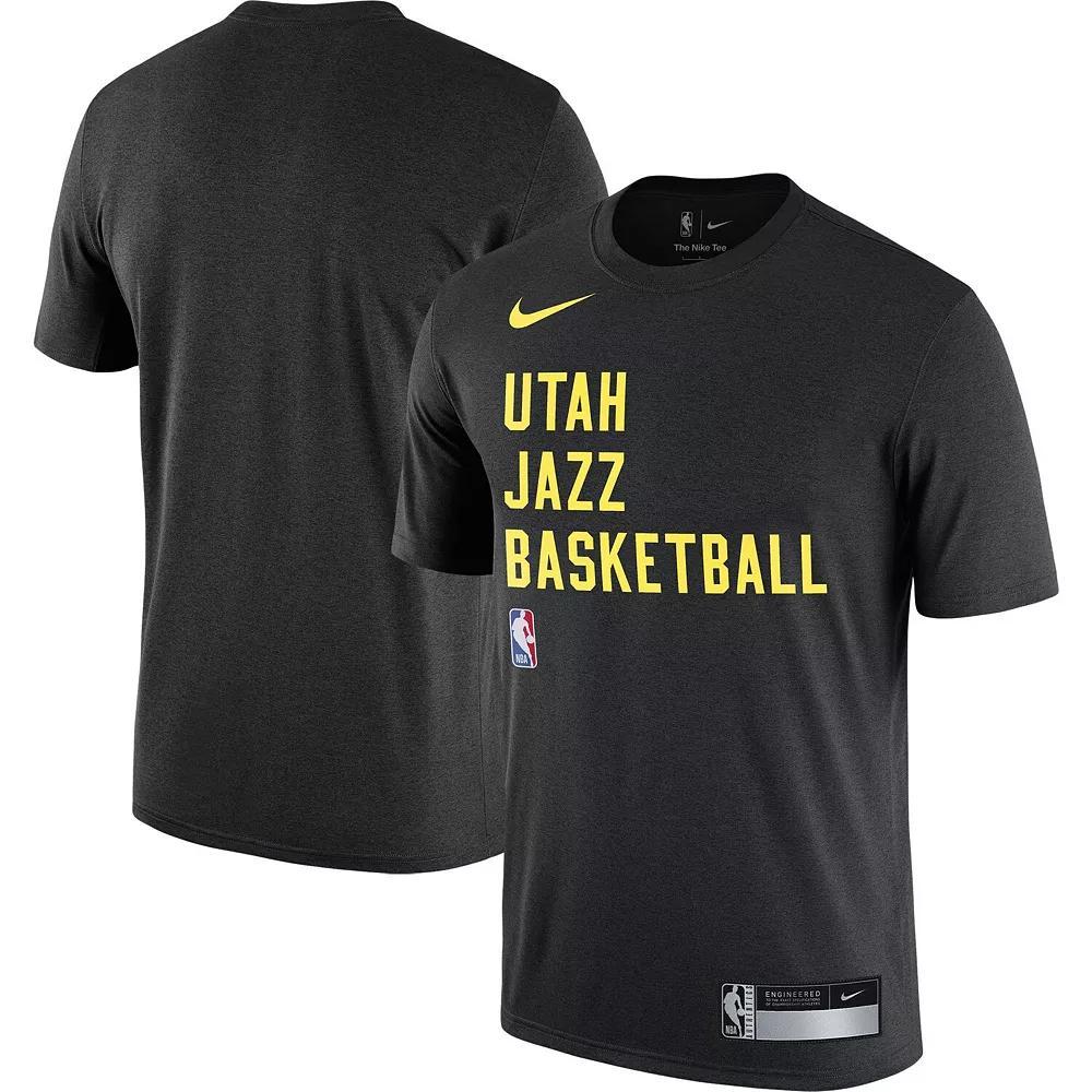 Men's Nike Black Utah Jazz 2023/24 Sideline Legend Performance Practice T-Shirt,  Product Image
