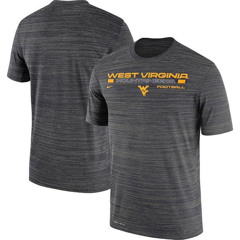 Men's Nike Charcoal West Virginia Mountaineers Velocity Legend Dri-Fit Performance T-Shirt, Size: Medium Product Image
