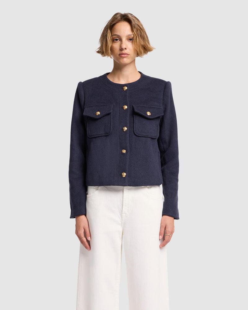 Wool Blend Jacket Product Image