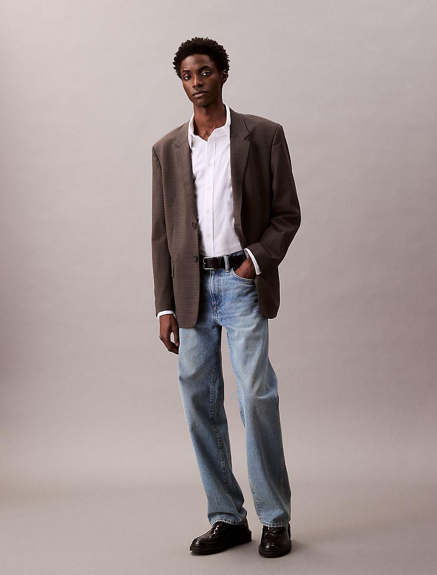 Oversized Cotton Poplin Button-Down Product Image