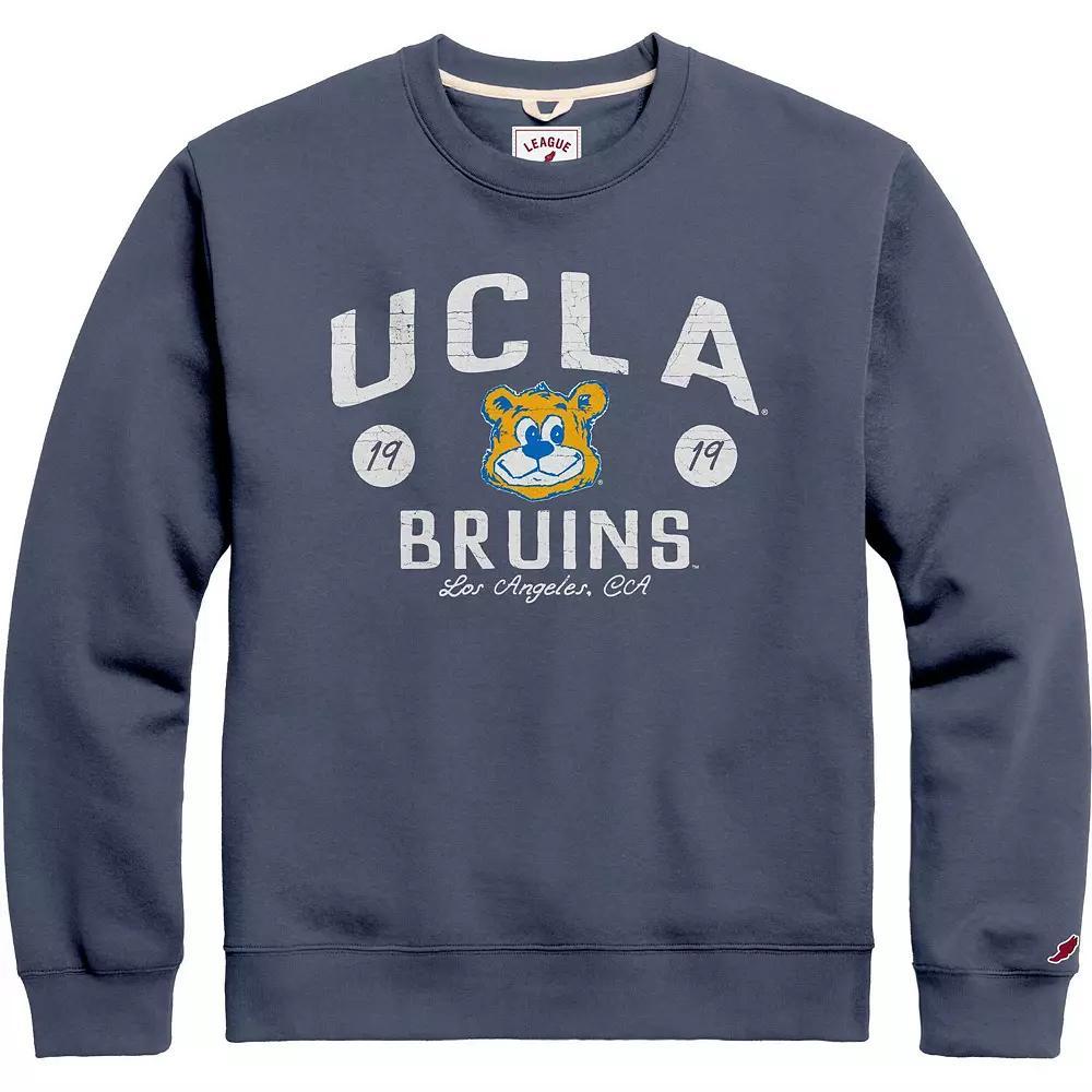 Men's League Collegiate Wear  Navy UCLA Bruins Bendy Arch Essential Pullover Sweatshirt, Size: XL, Blue Product Image