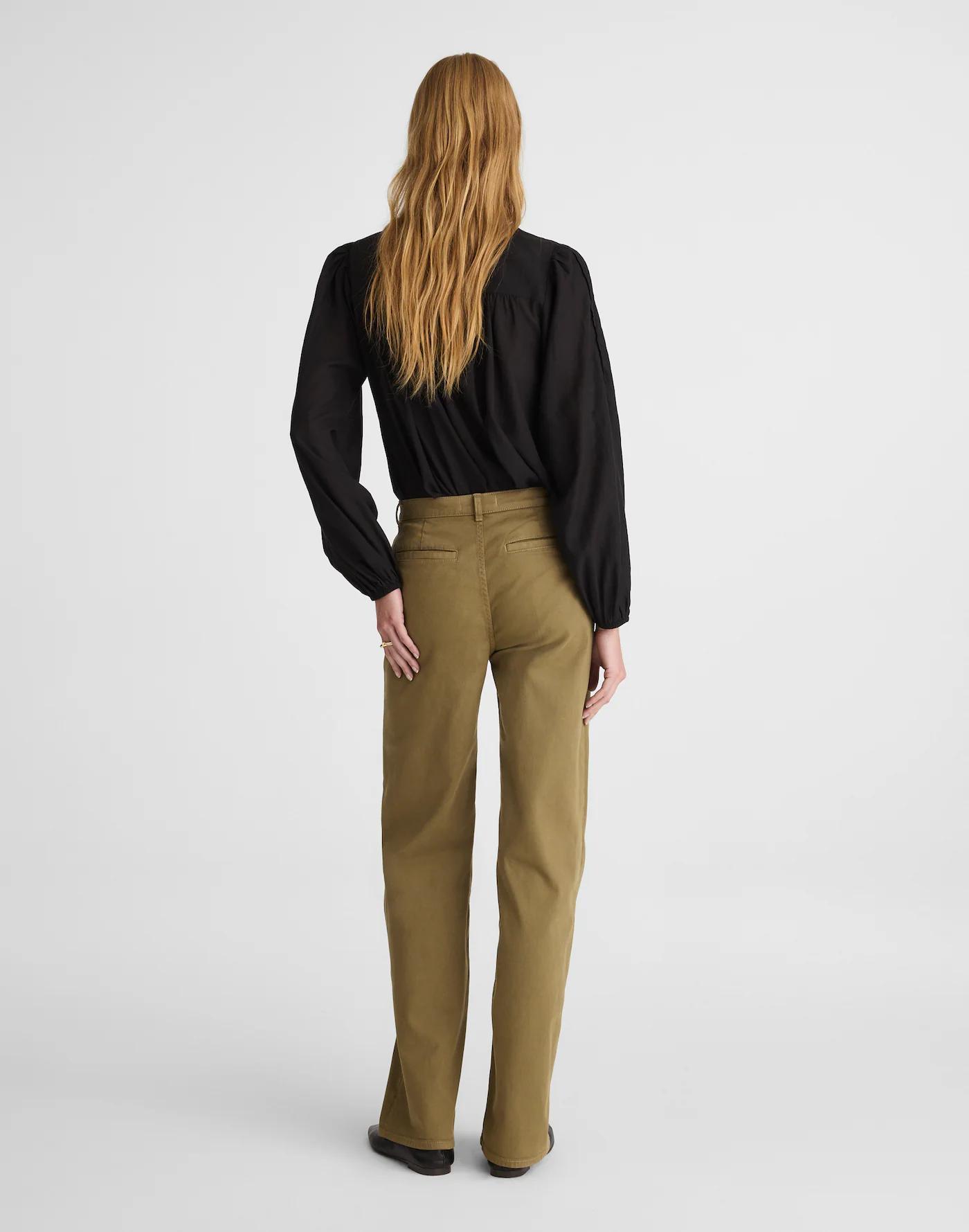 The Wide-Leg Pant in Twill Product Image